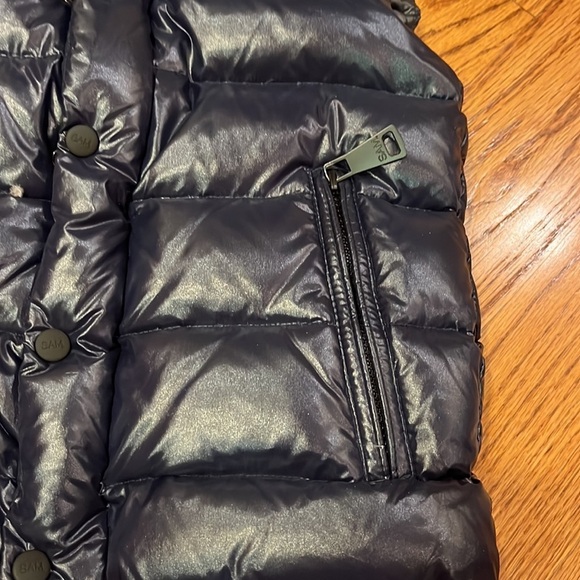 SAM. Girls Navy Puffer Vest Size 10 - Picture 3 of 5